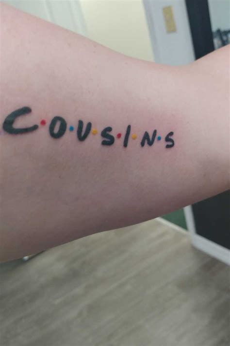 cousin tattoo ideas|cousin tattoos examples.